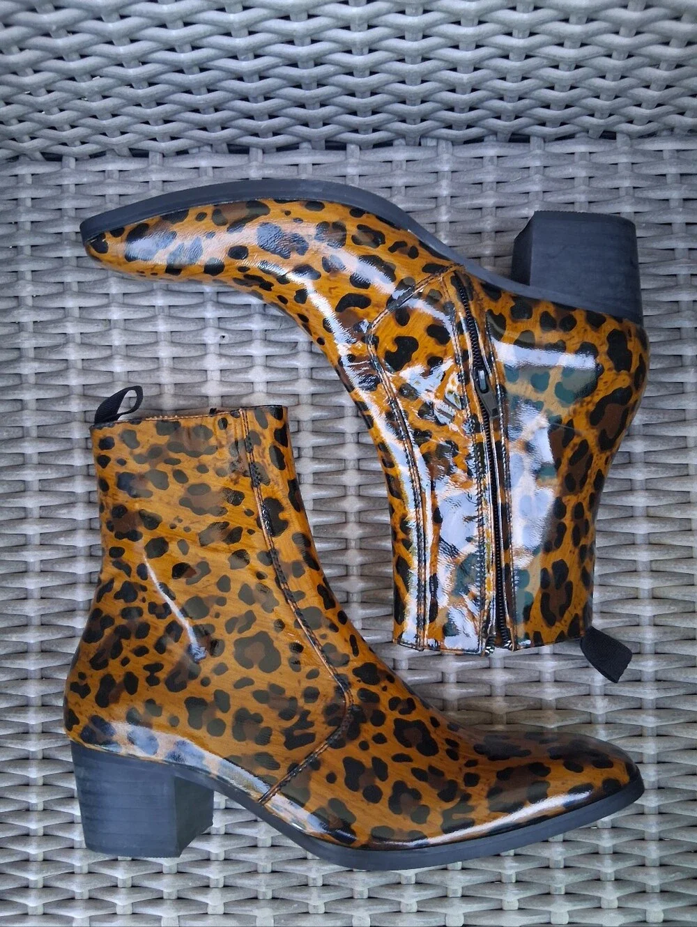 NEW OSSTONE Ankle Boots - Brown/Black